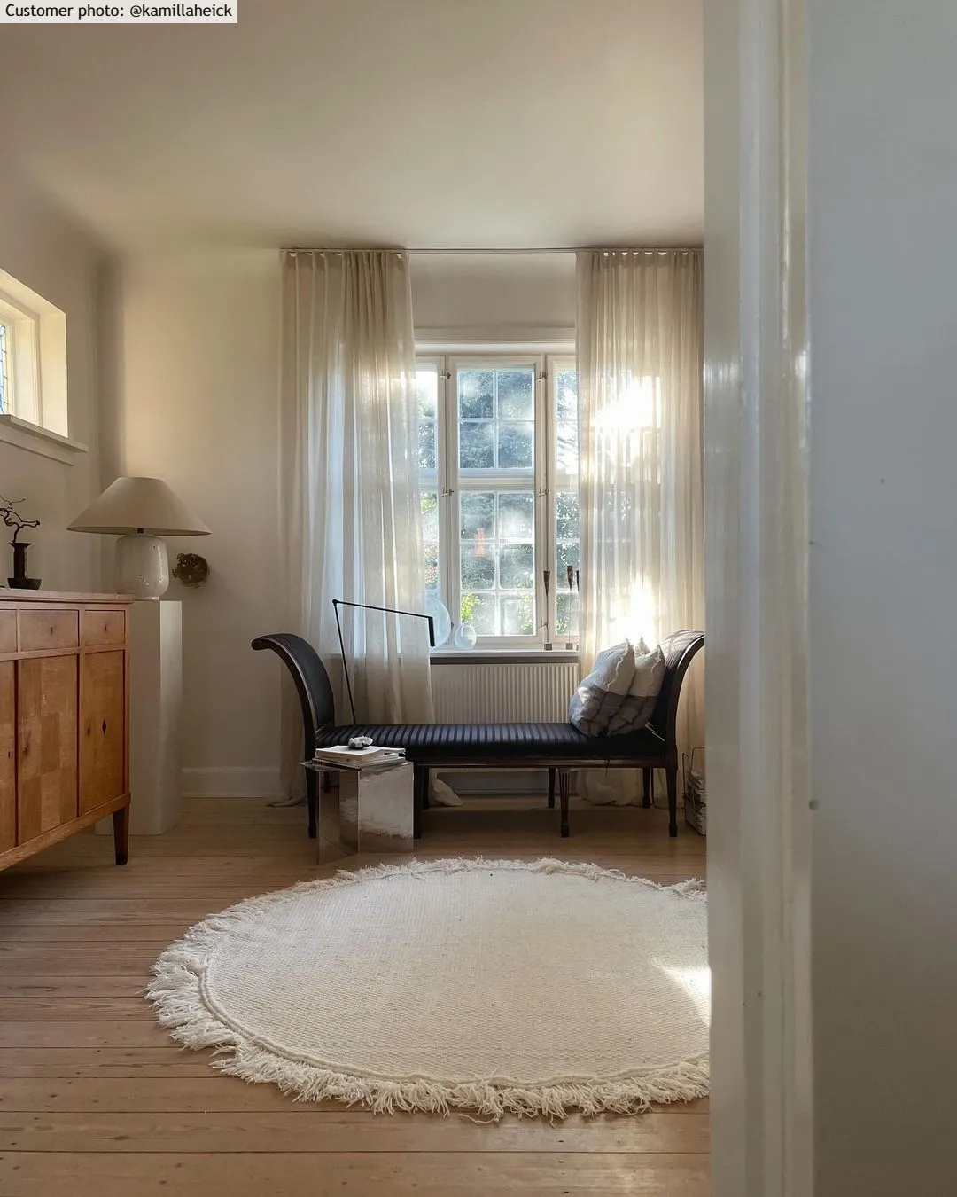 Runde tæpper - Pike (cream)