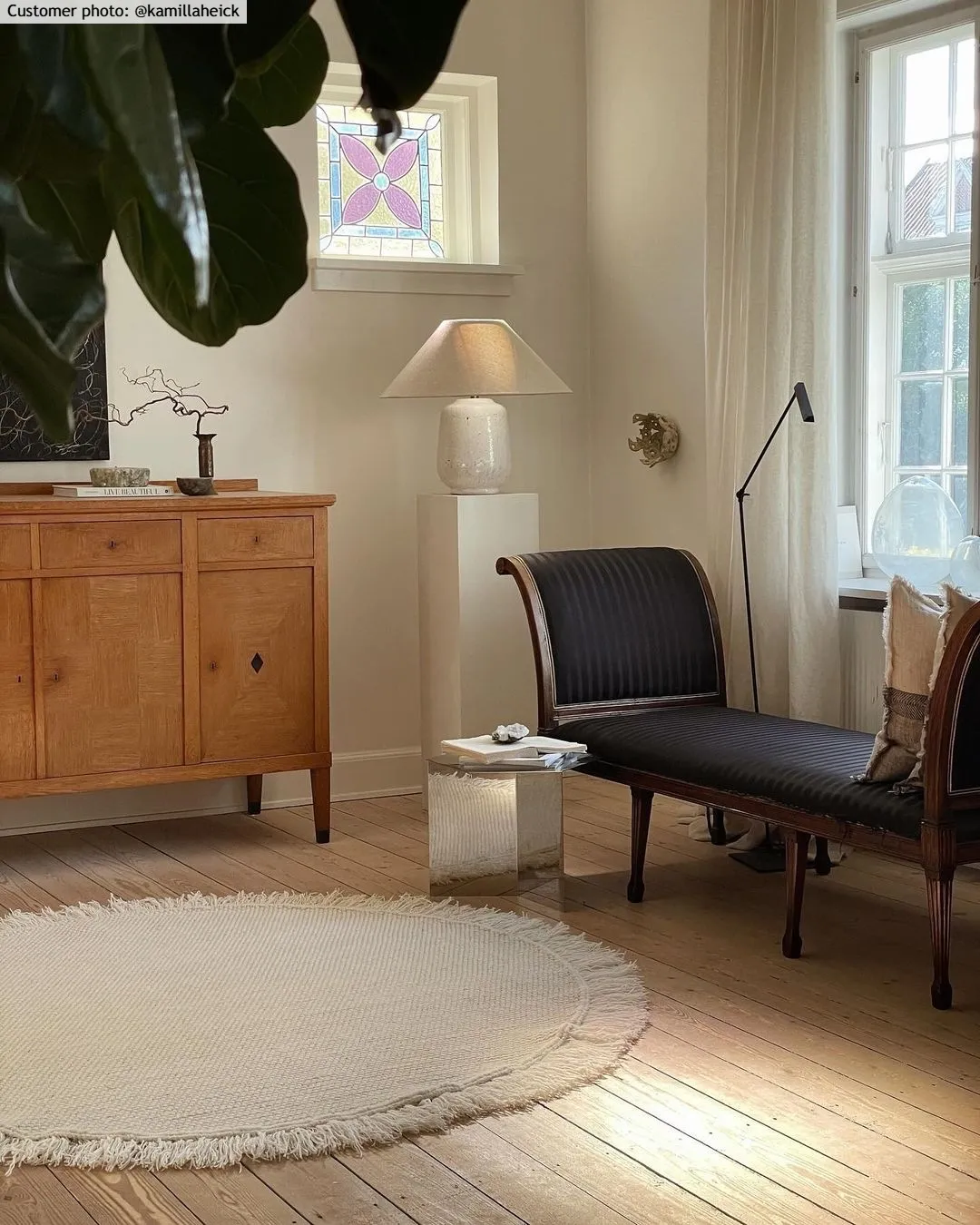 Runde tæpper - Pike (cream)