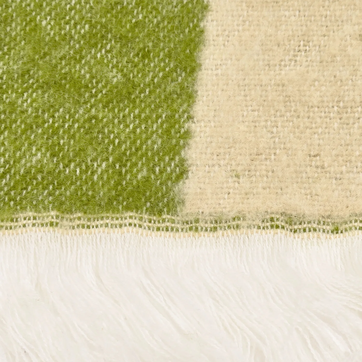 Tæpper - Uldmixplaid - Audrey Check (beige/grøn/lilla)