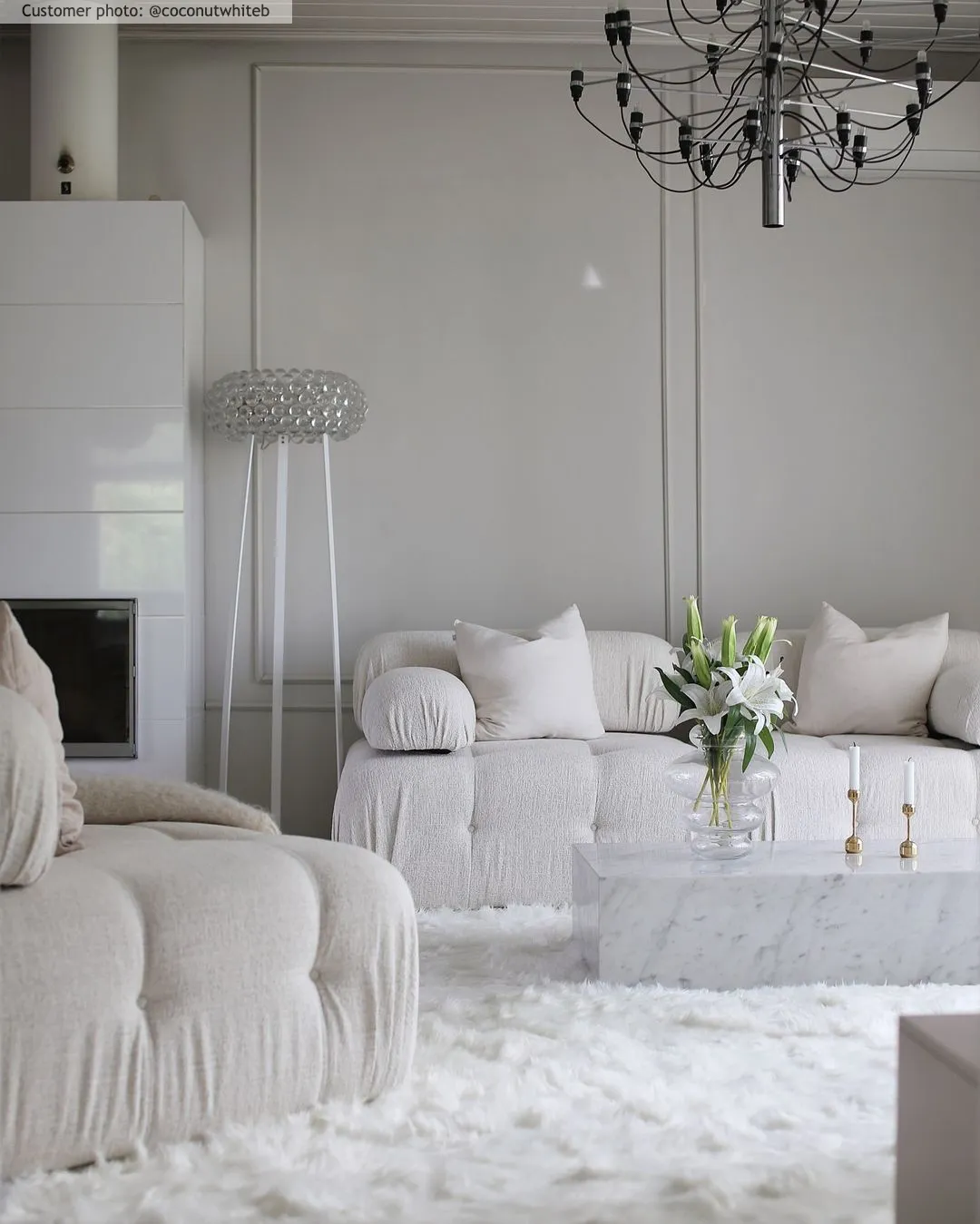 Ryatæpper - Pomaire (hvid)