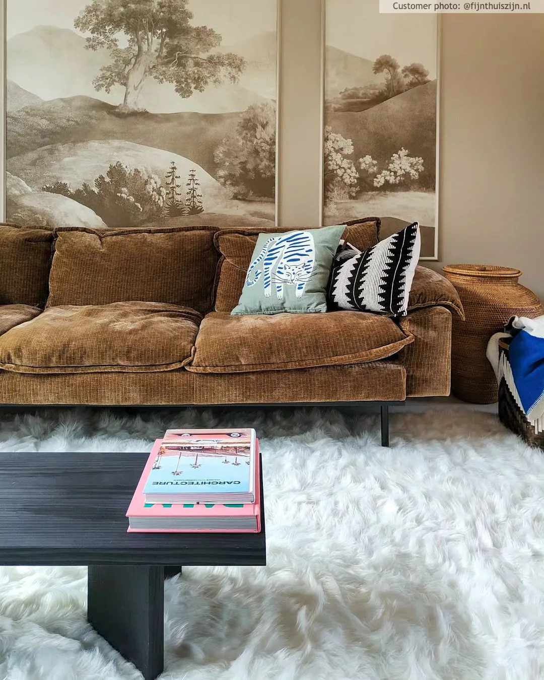 Ryatæpper - Pomaire (hvid)