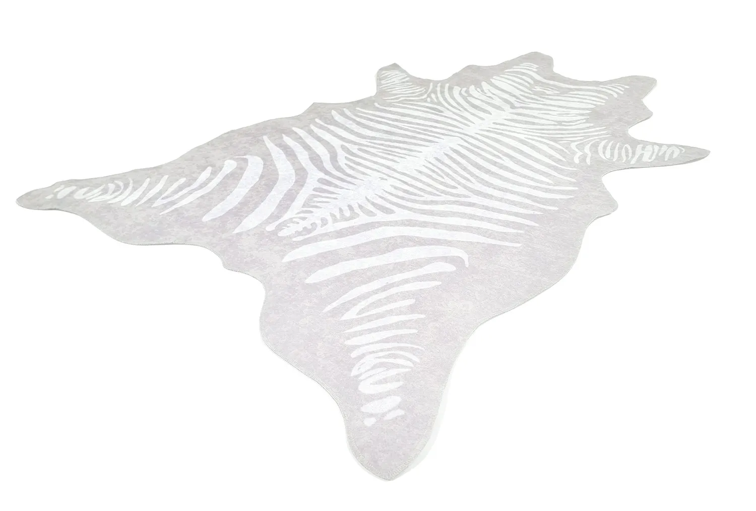 Wilton-tæppe - Osaka (grå/hvid)