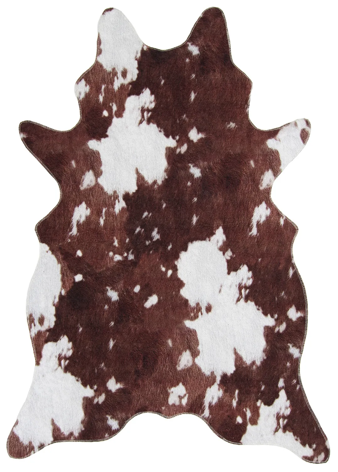 Wilton-tæppe - Valetta (brun/hvid)