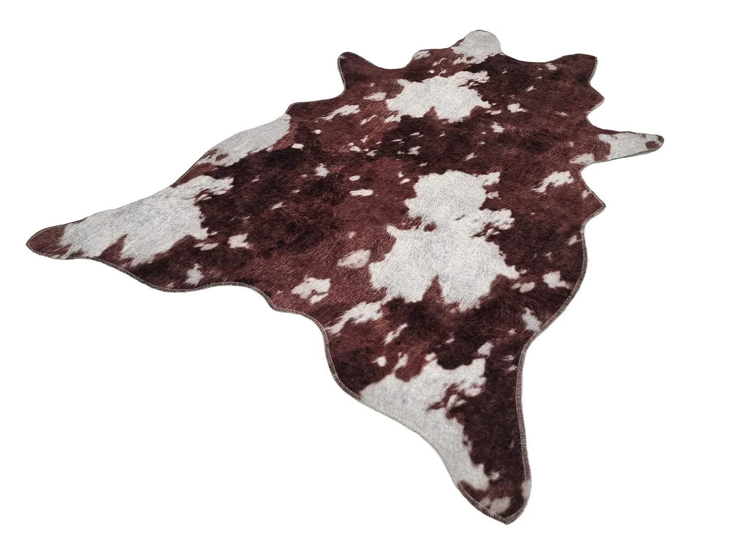 Wilton-tæppe - Valetta (brun/hvid)