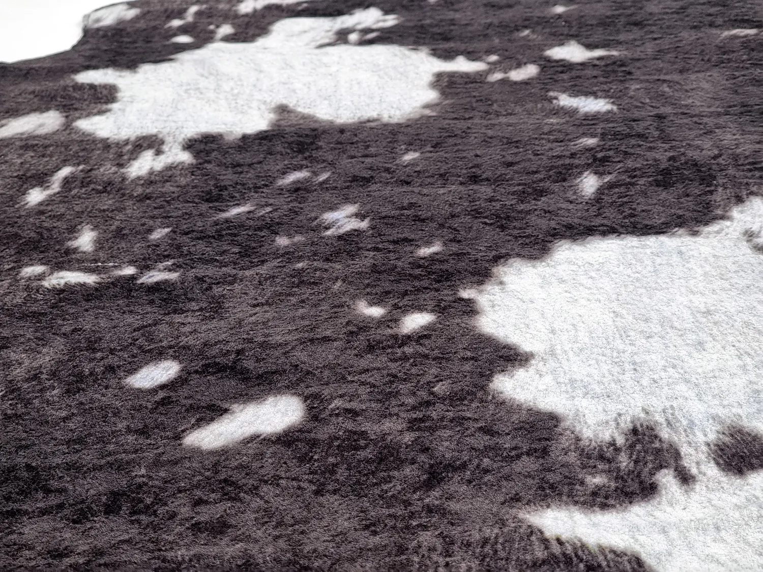 Wilton-tæppe - Valetta (sort/hvid)