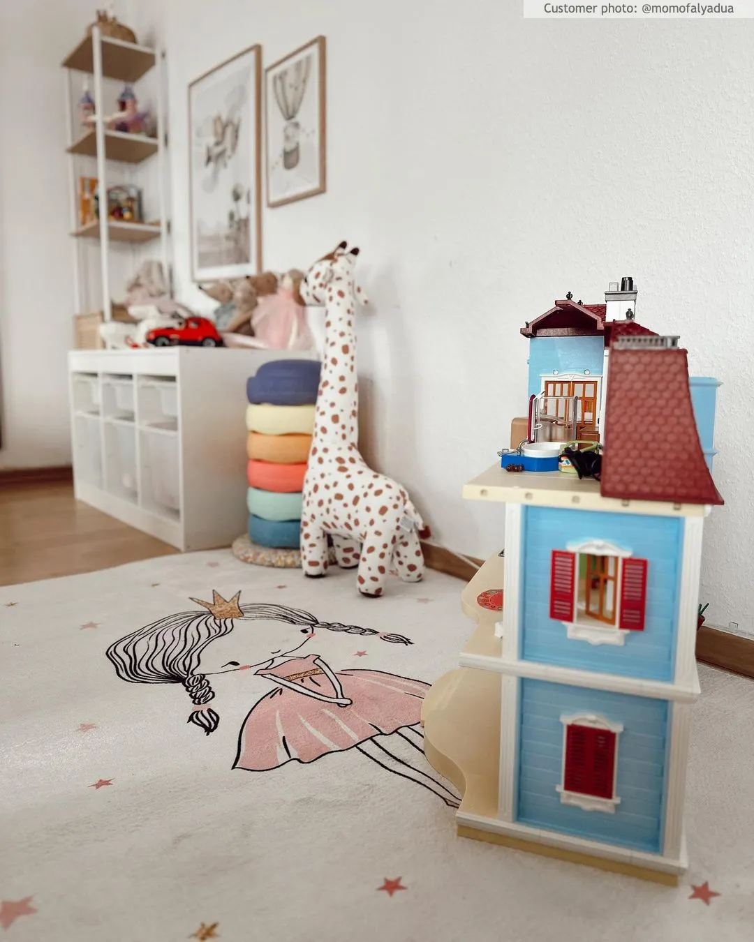 Børnetæppe - Princess (lyserød)