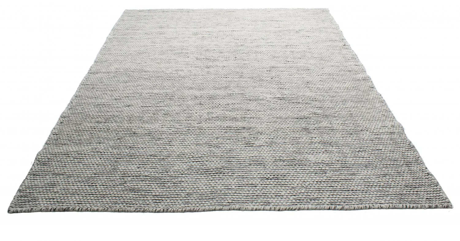 Uldtæppe - Otago (grå/sort)