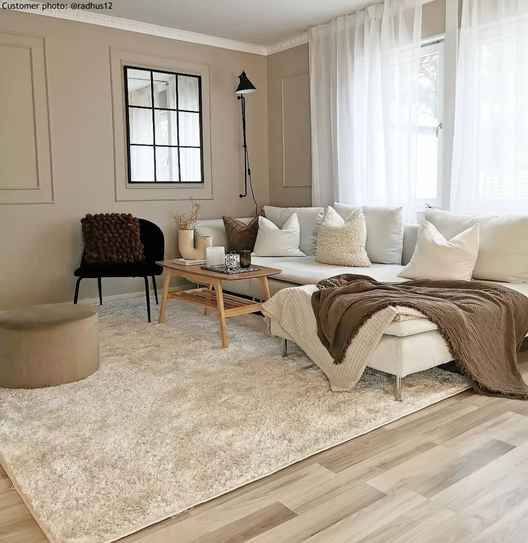 Ryatæpper - Cosy (beige)