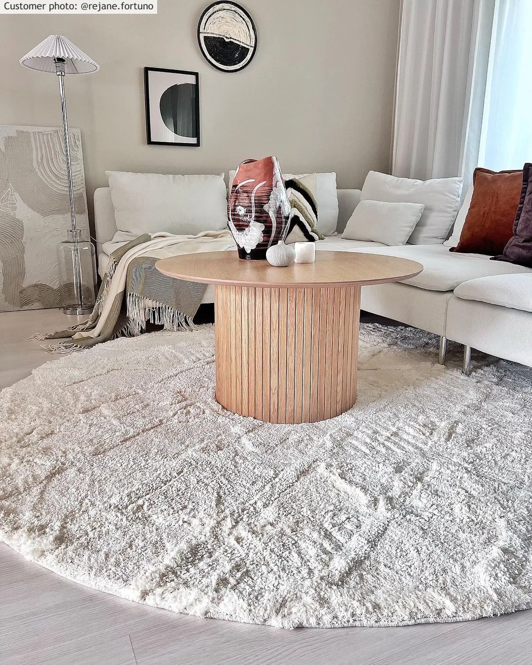 Runde tæpper - Rostock (offwhite)