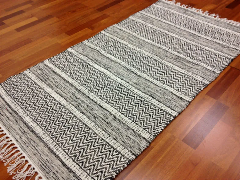 Kludetæppe fra Strehög of Sweden - Havtorn (grå)