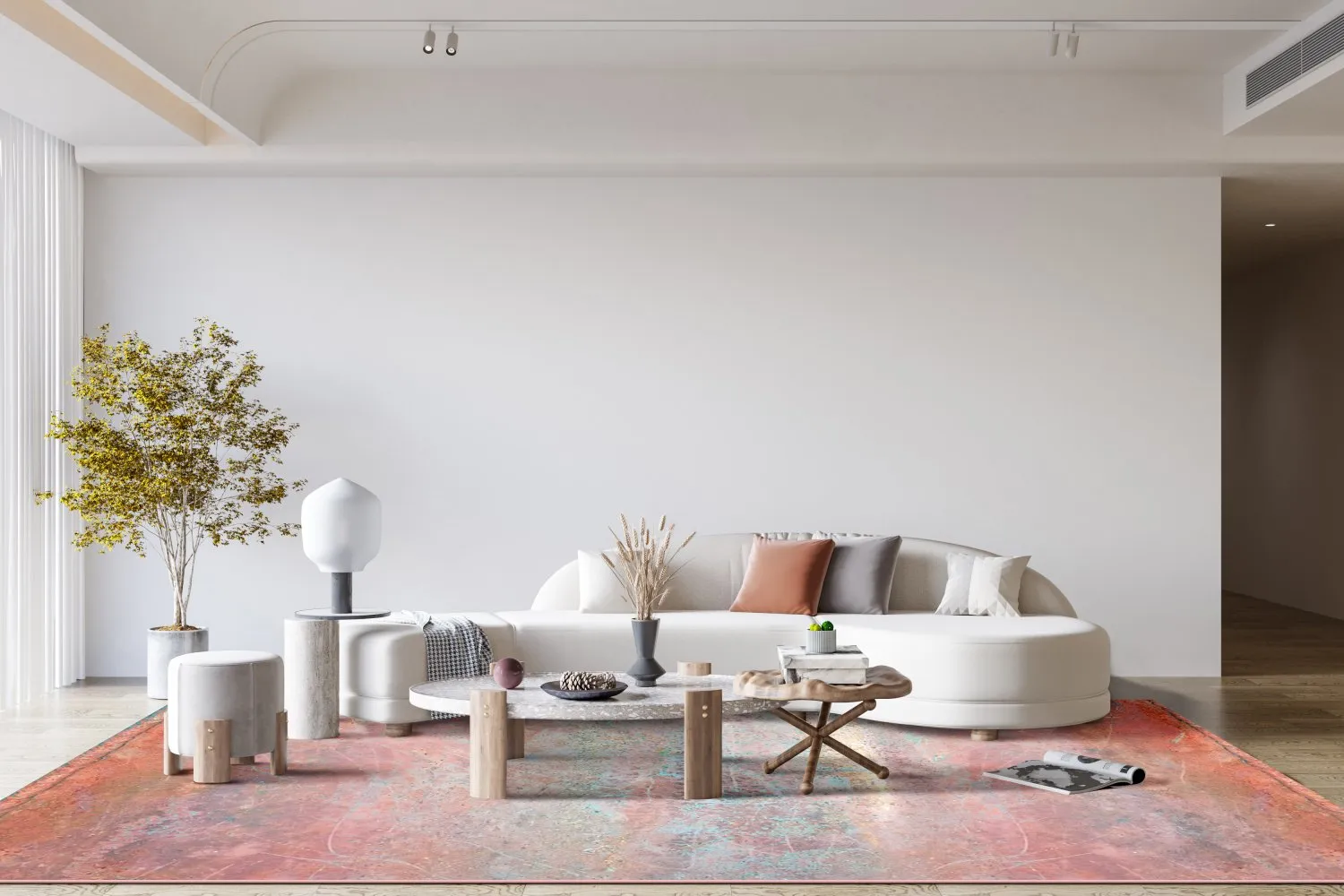 Wilton-tæppe - Mare (rød)