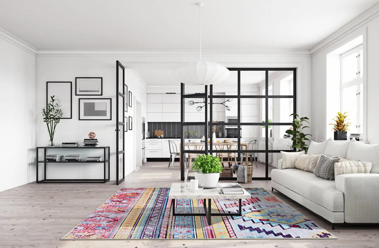 Wilton-tæppe - Lemons (multi)