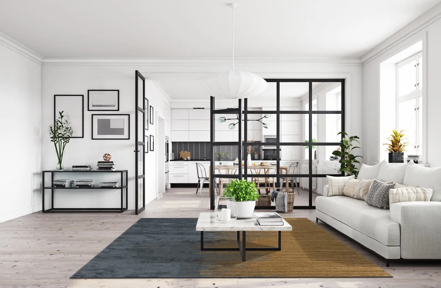 Wilton-tæppe - Mileto (grå/guld)