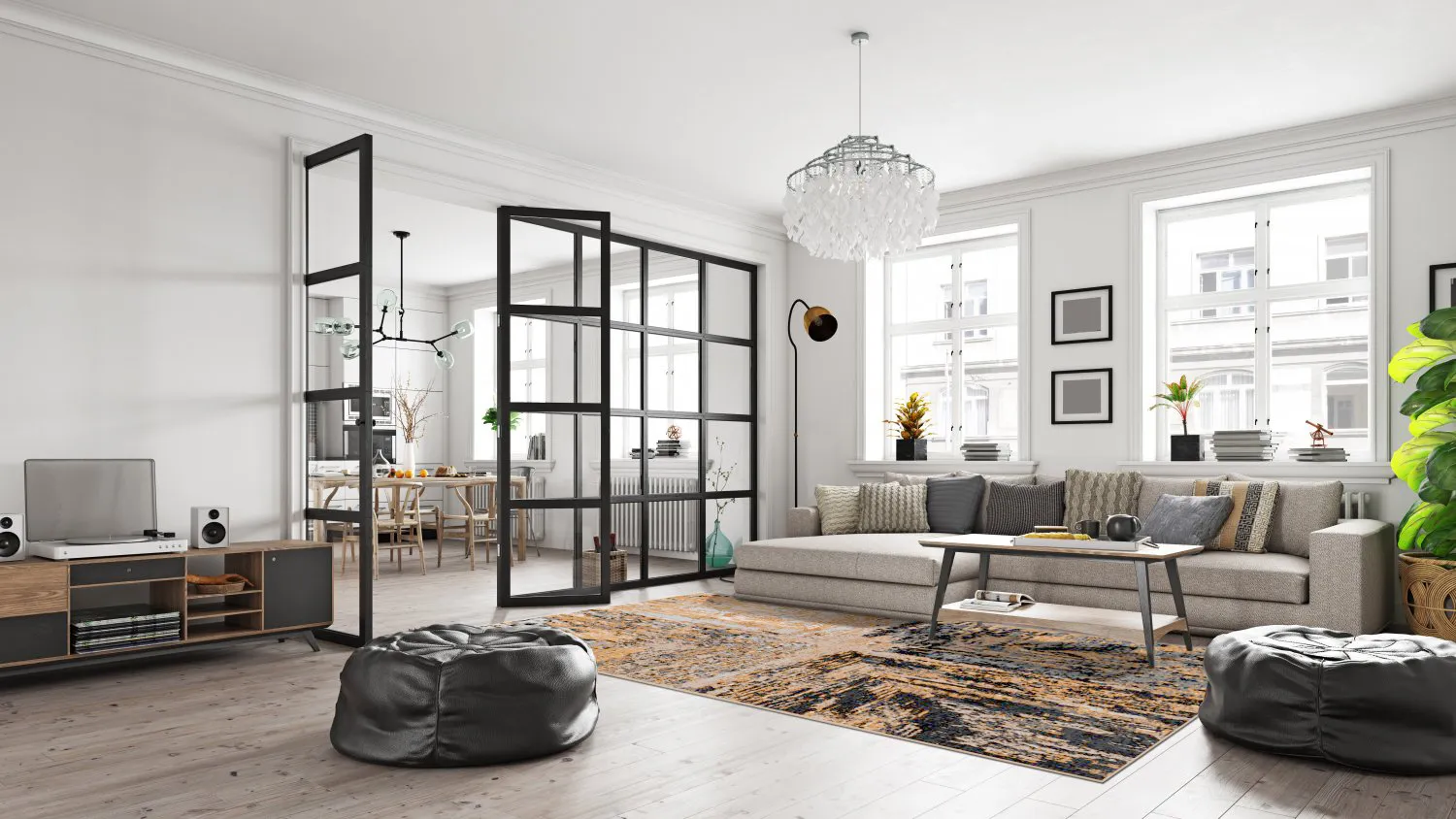 Wilton-tæppe - Tizzano (guld/multi)