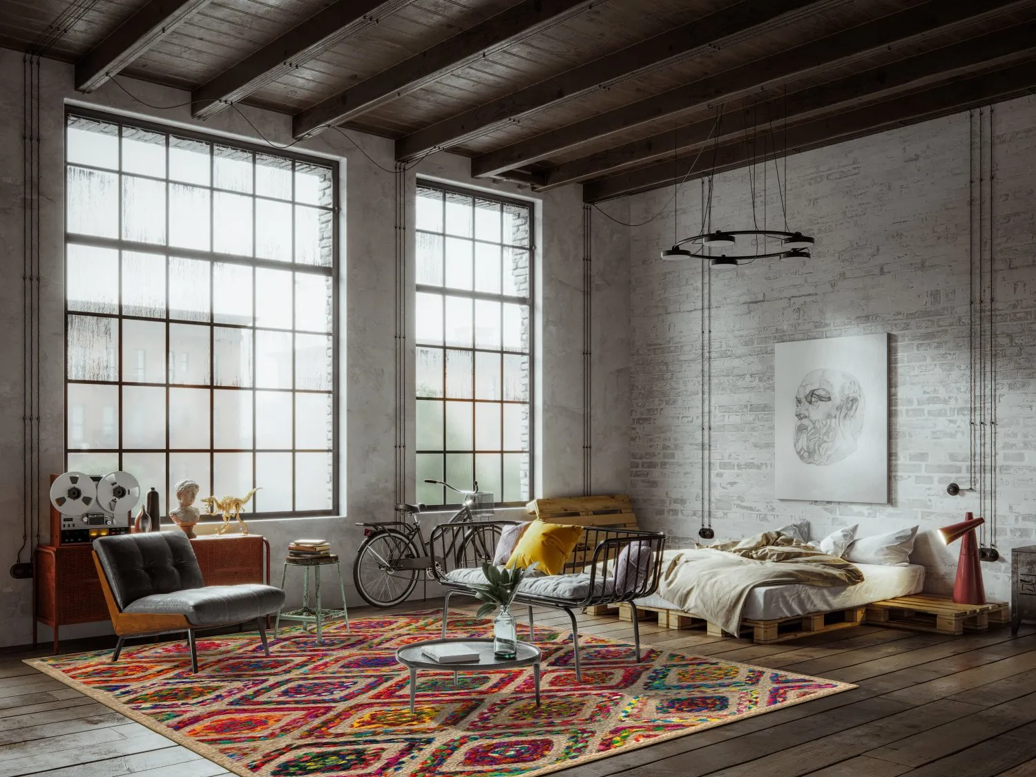 Wilton-tæppe - Arosa (multi)