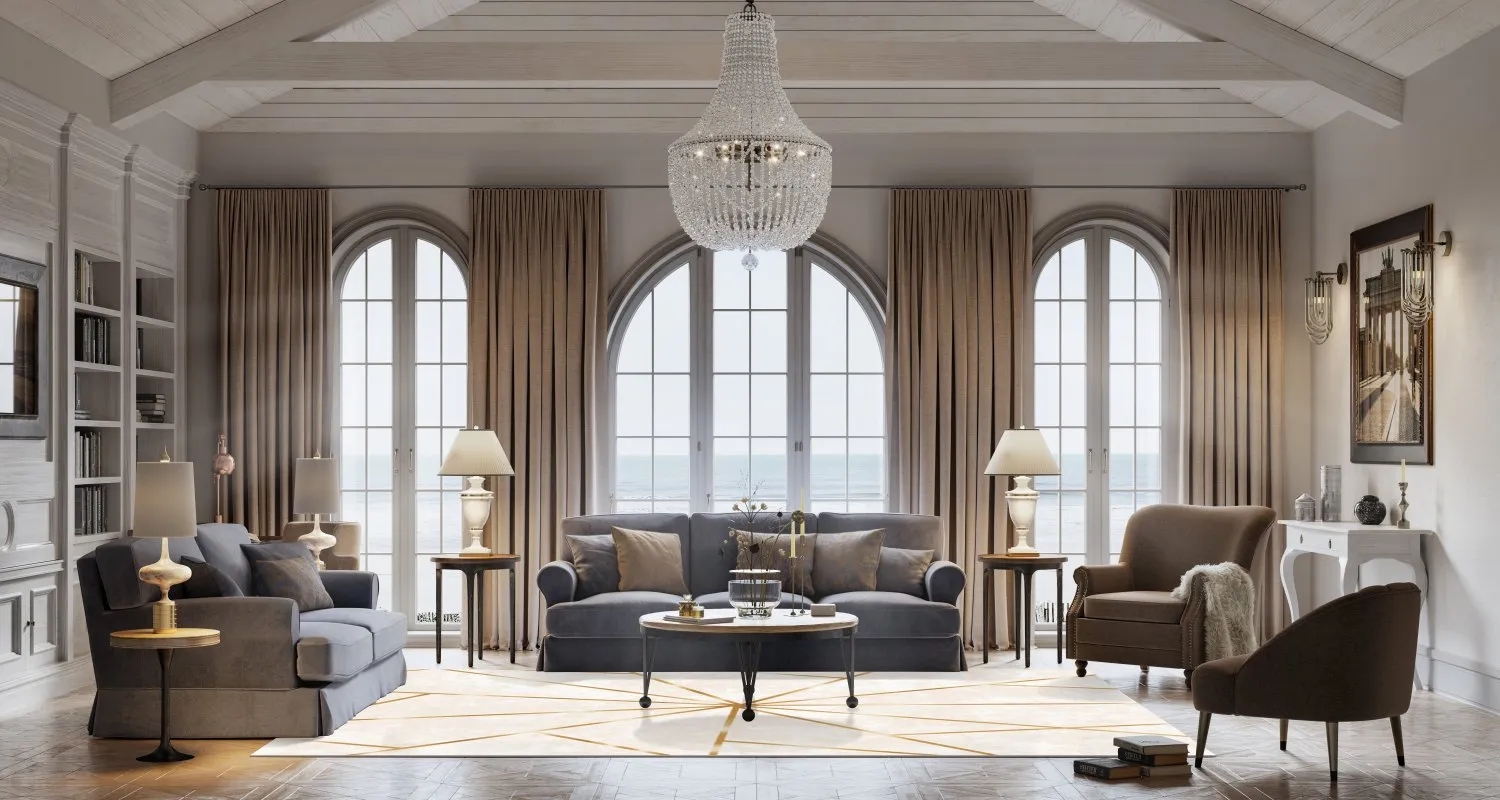 Wilton-tæppe - Bellizzi (hvid)