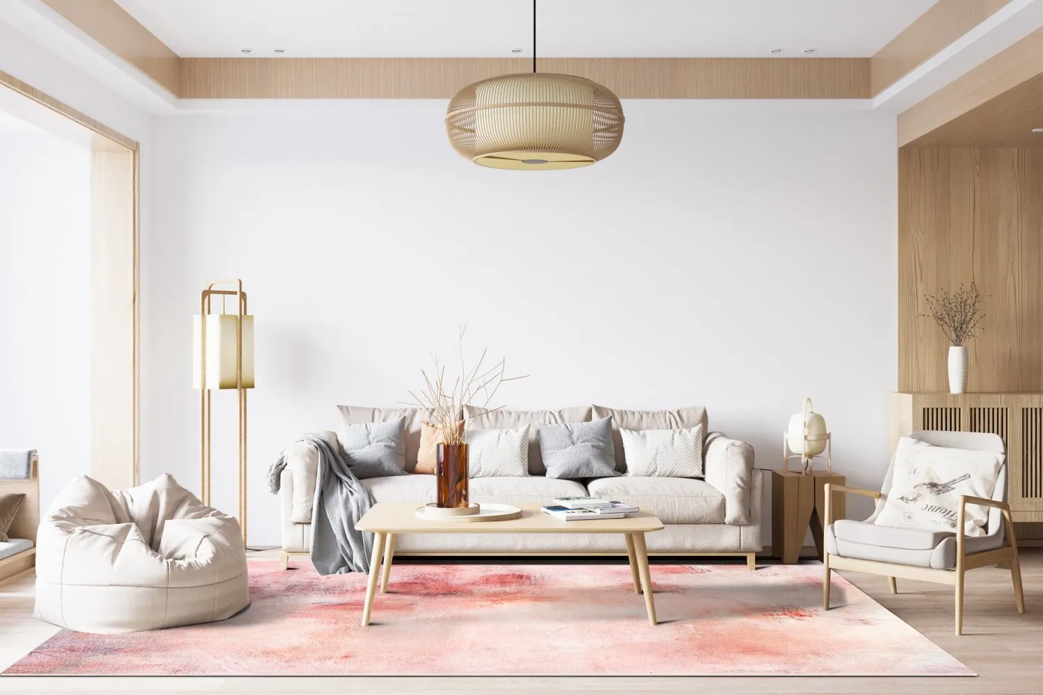 Wilton-tæppe - Nancy (lyserød)