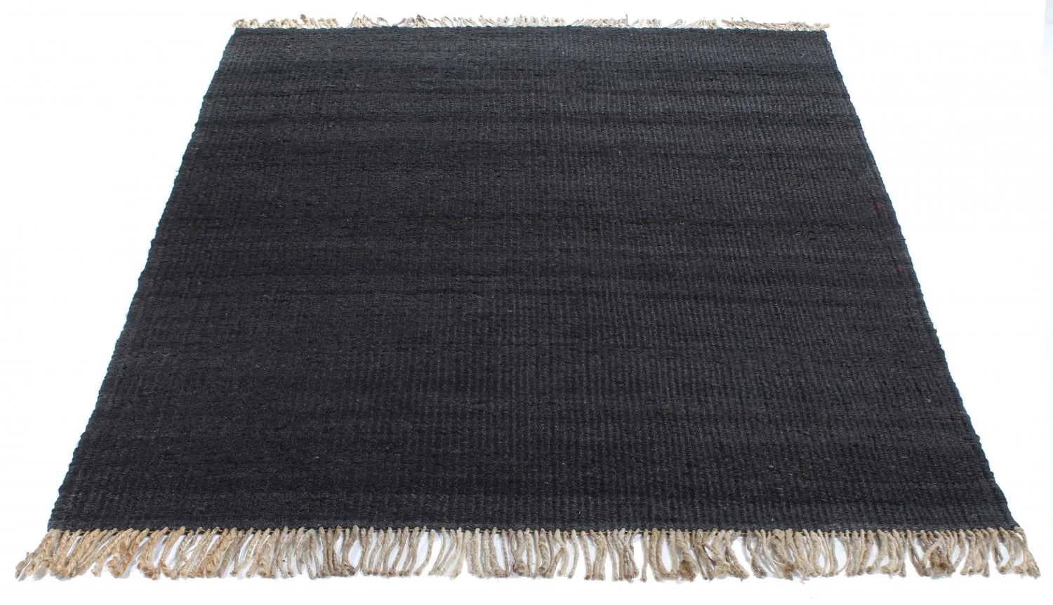 Jutetæppe - Nawa (jute/sort)