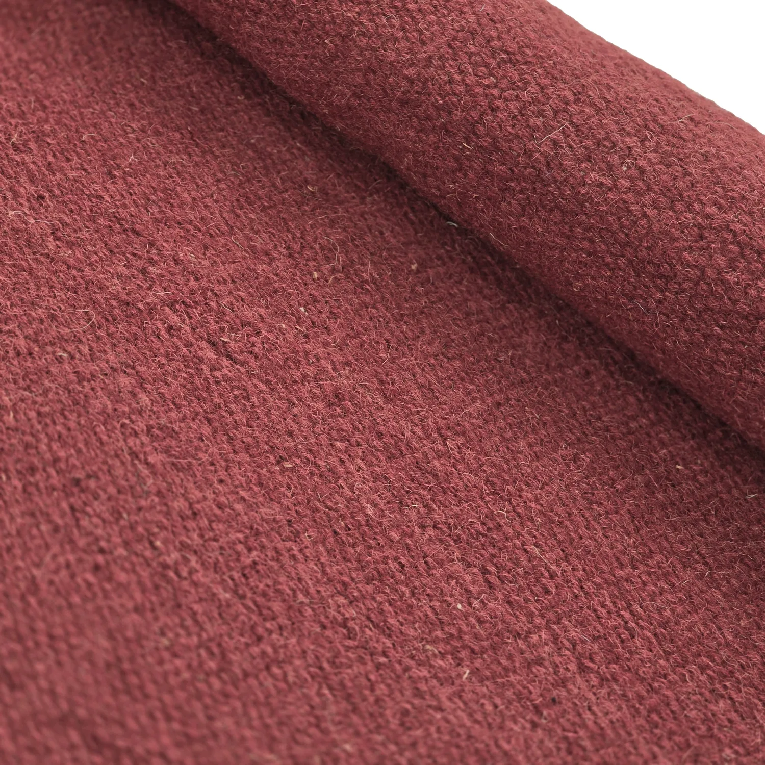 Rundt tæppe - Hamilton (dyb rød)