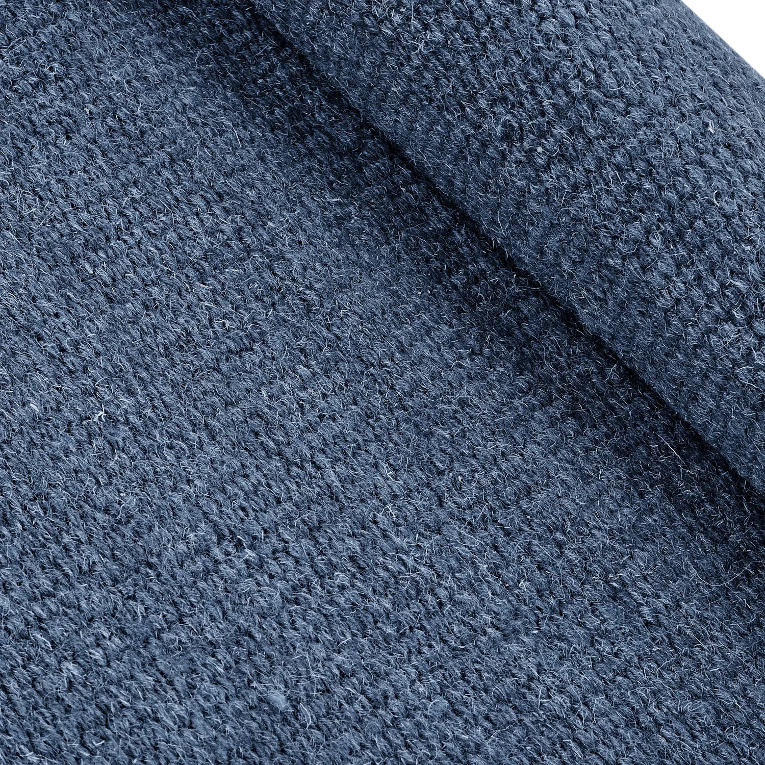 Rundt tæppe - Hamilton (marineblå)