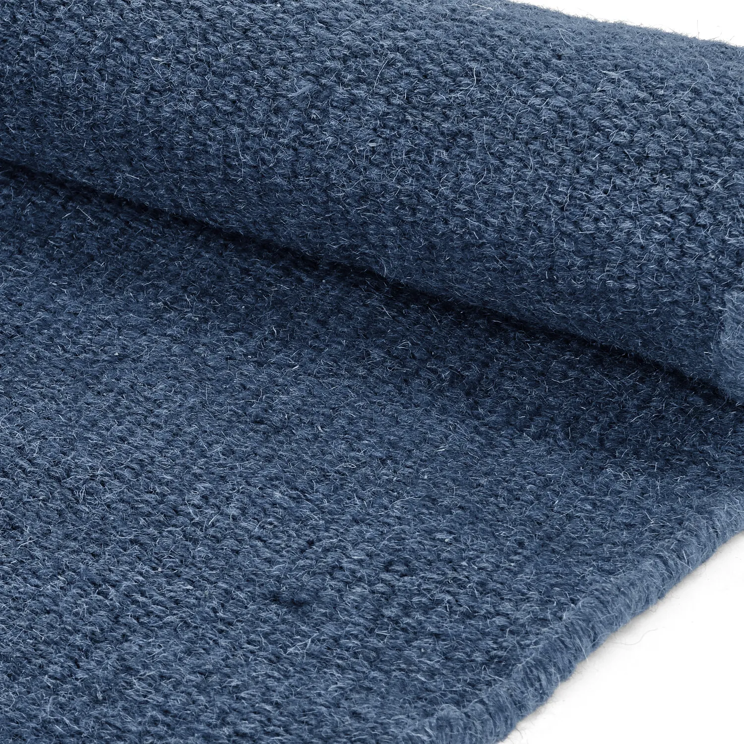 Rundt tæppe - Hamilton (marineblå)