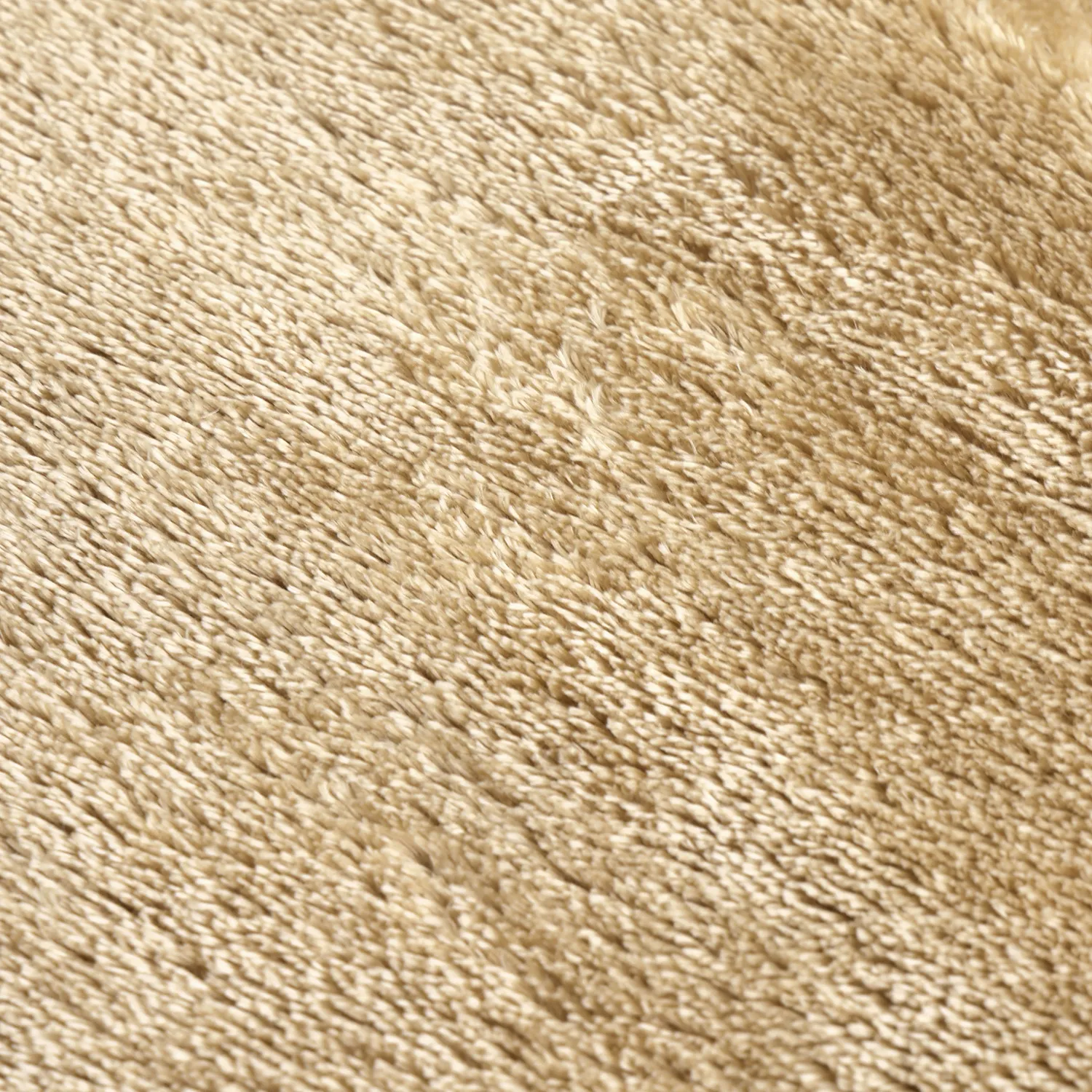 Runde tæpper - Aranga Super Soft Fur (mørk beige)