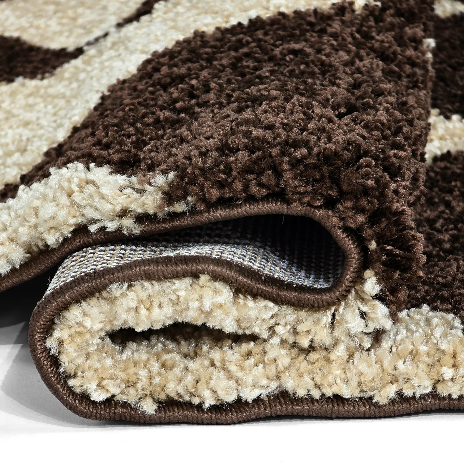 Runde tæpper - Albi (brun/beige)