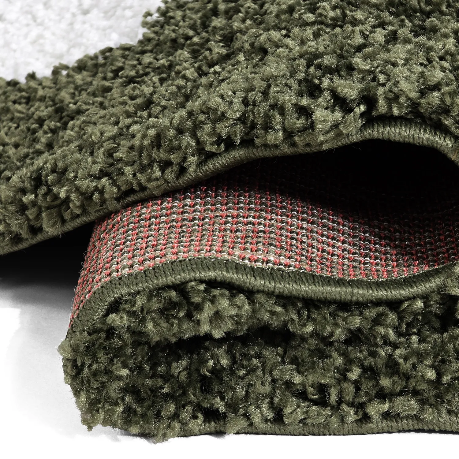 Runde tæpper - Asilah (grøn/hvid)