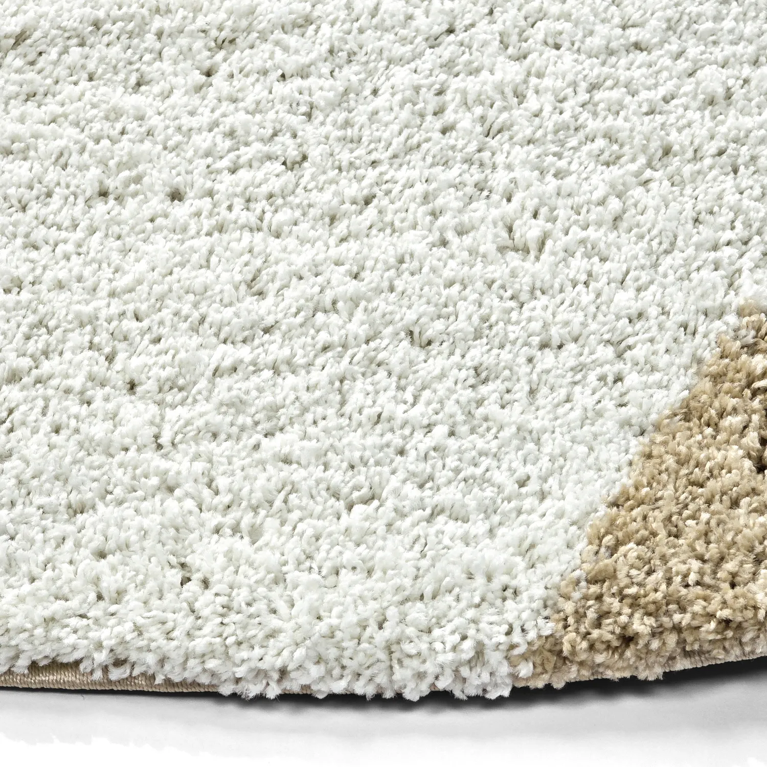 Runde tæpper - Chiniot (brun/beige/hvid)