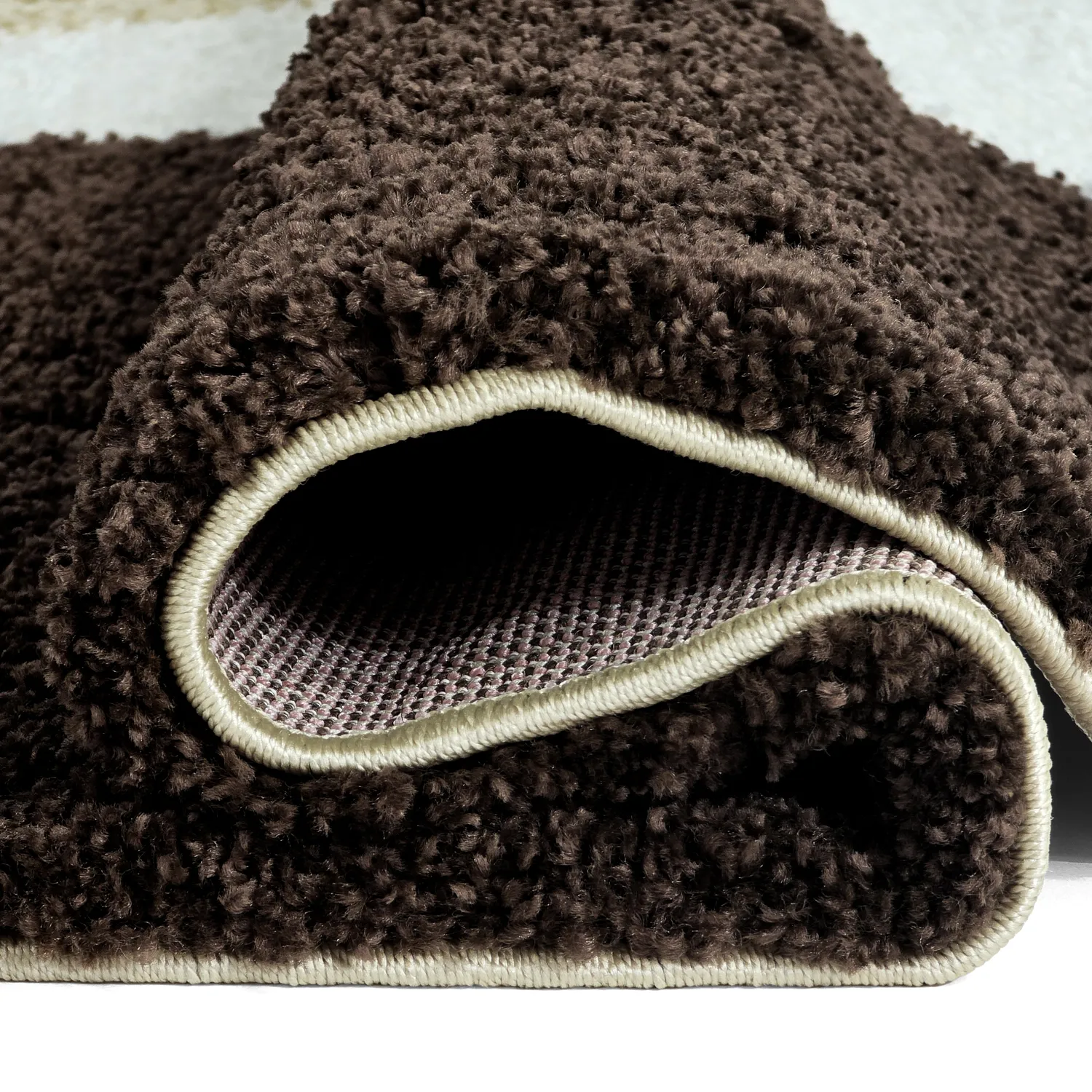 Runde tæpper - Chiniot (brun/beige/hvid)