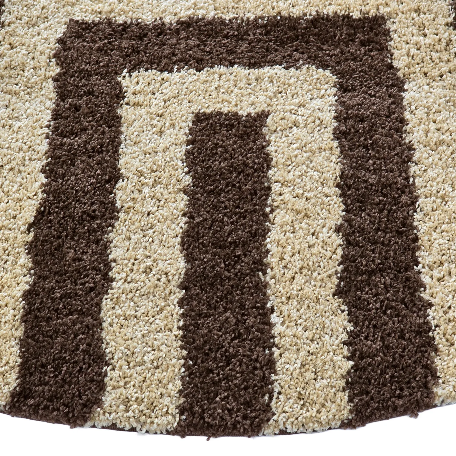 Runde tæpper - Imilchil (beige/brun)