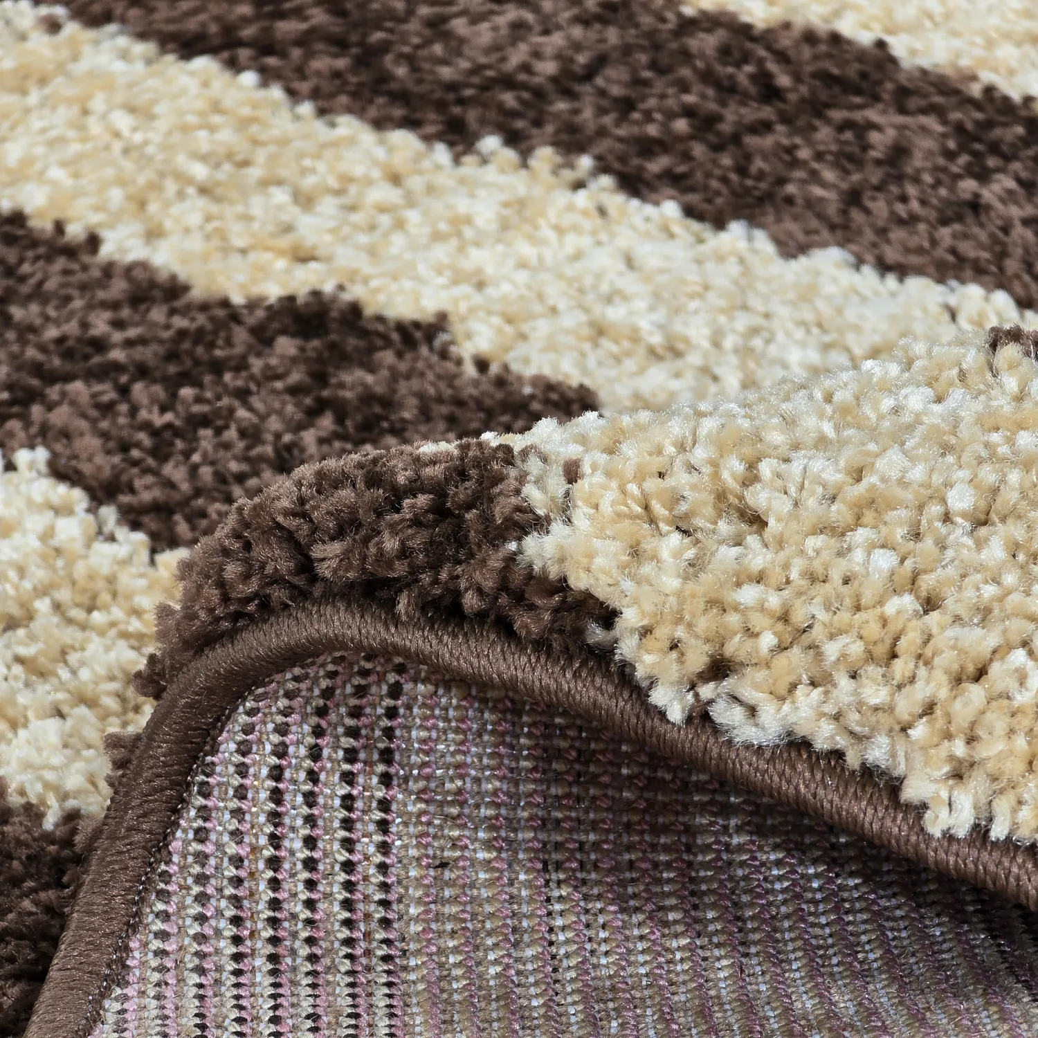 Runde tæpper - Imilchil (beige/brun)