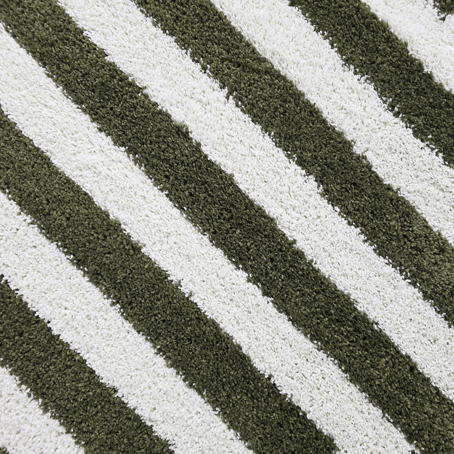 Runde tæpper - Imilchil (hvid/grøn)