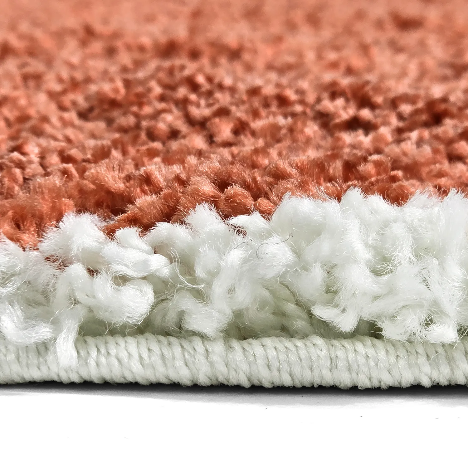 Runde tæpper - Sanghar (hvid/orange/grøn)