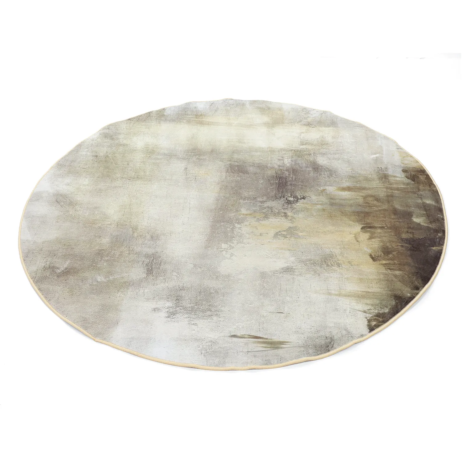 Rundt tæppe - Cadiz (beige)