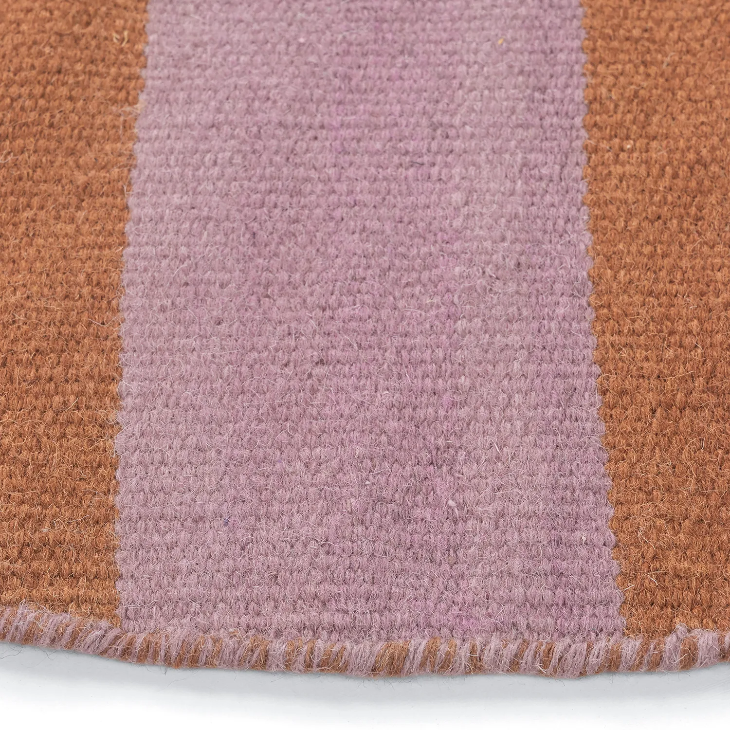 Rundt tæppe - Garine (orange/pink)
