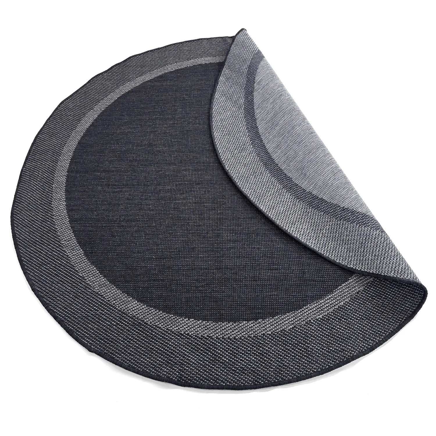 Rundt tæppe - Indoor/Outdoor Alta (antracit)