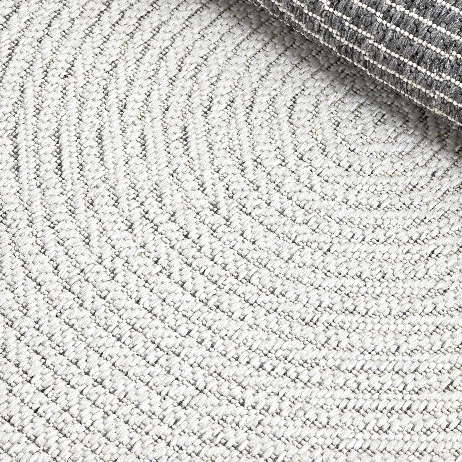 Rundt tæppe - Indoor/Outdoor Arlo (off-white)