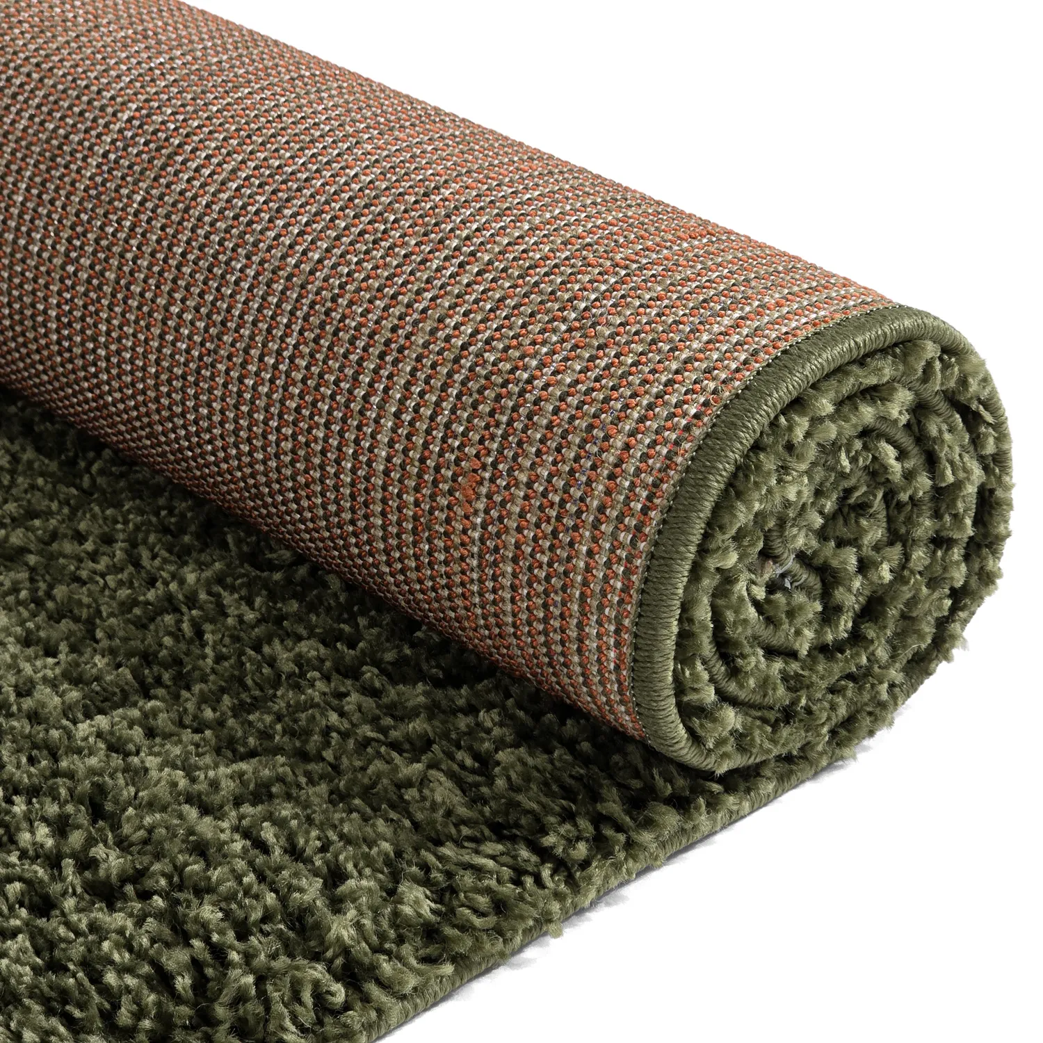 Ryatæpper - Alsace (grøn/hvid/orange)