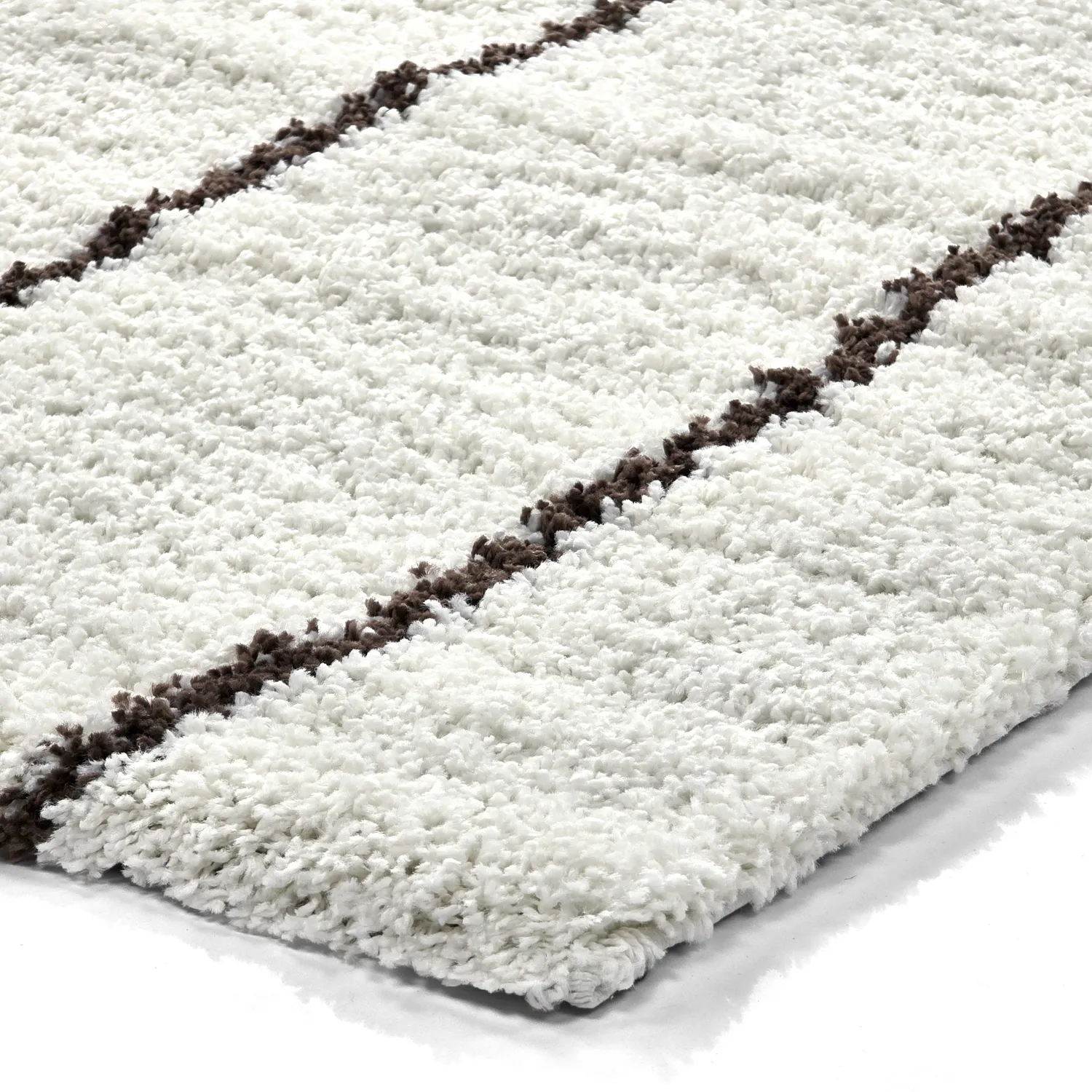 Ryatæpper - Eze (hvid/brun)