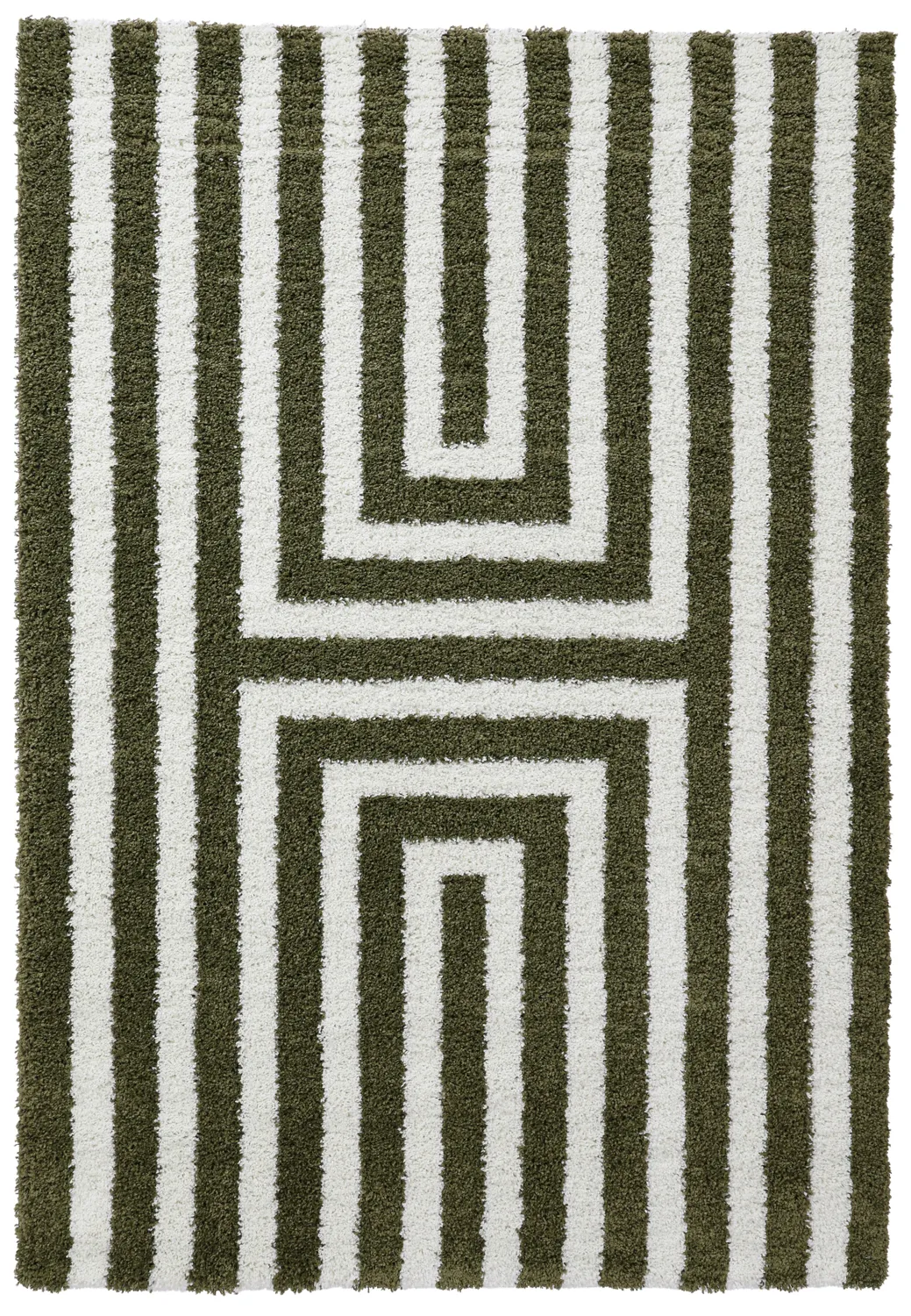 Ryatæpper - Imilchil (hvid/grøn)
