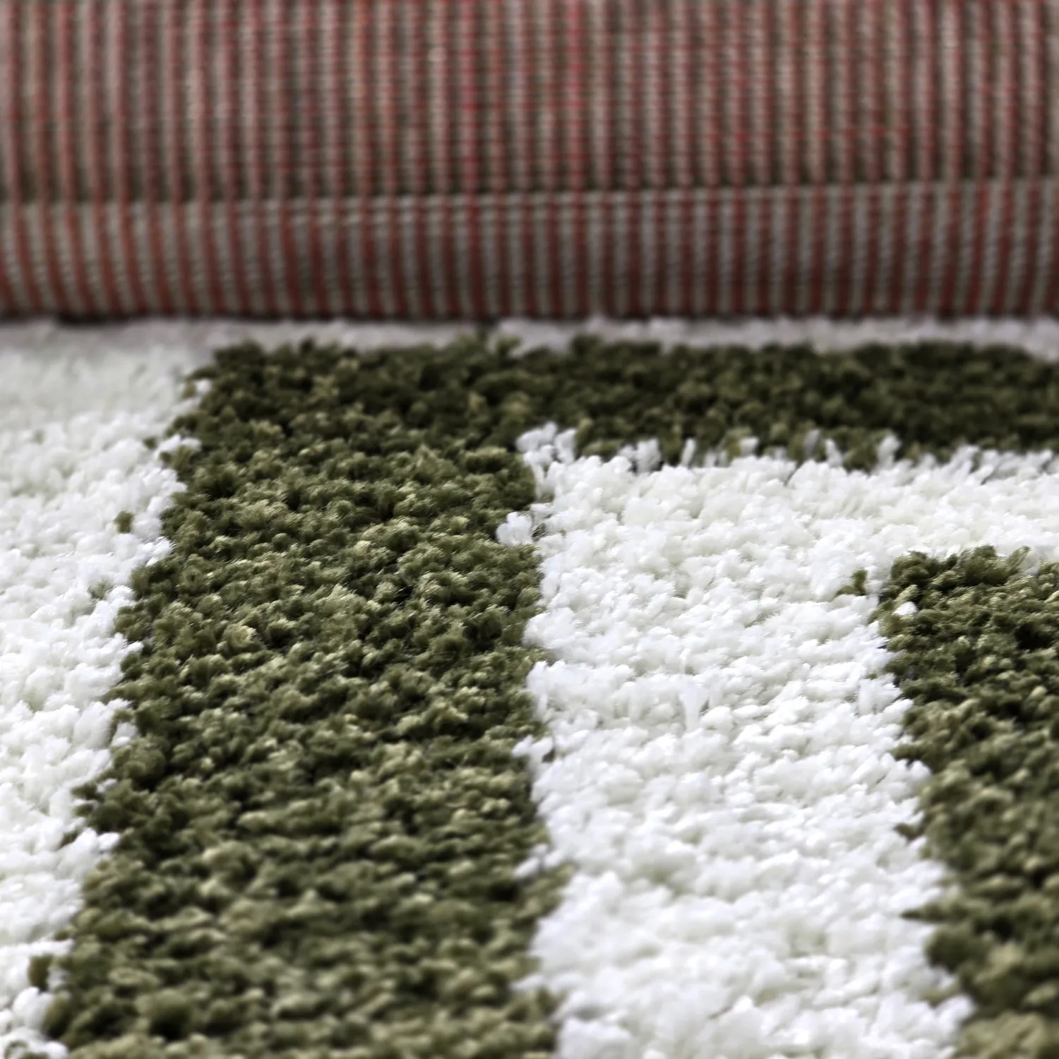 Ryatæpper - Imilchil (hvid/grøn)