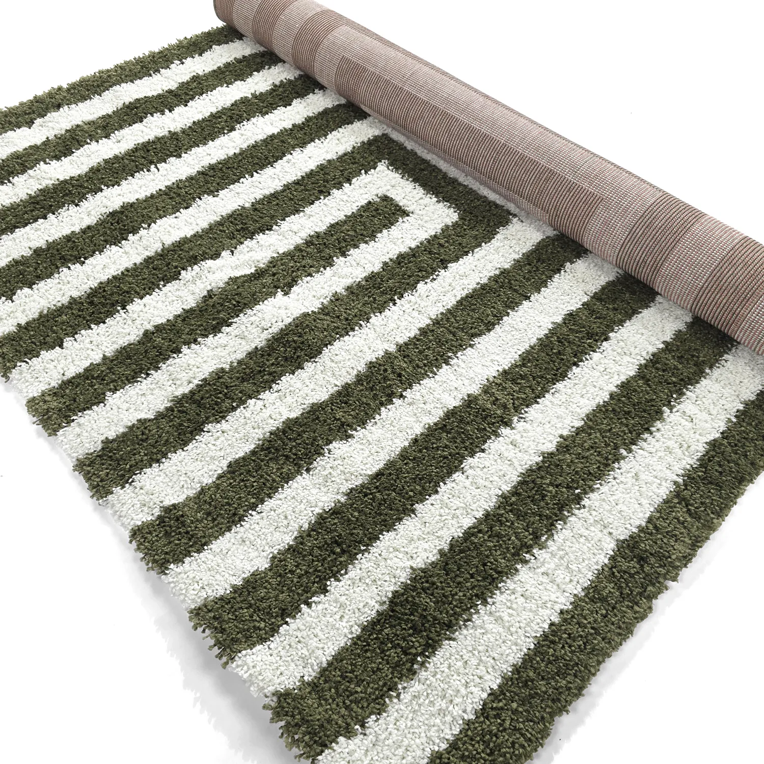 Ryatæpper - Imilchil (hvid/grøn)