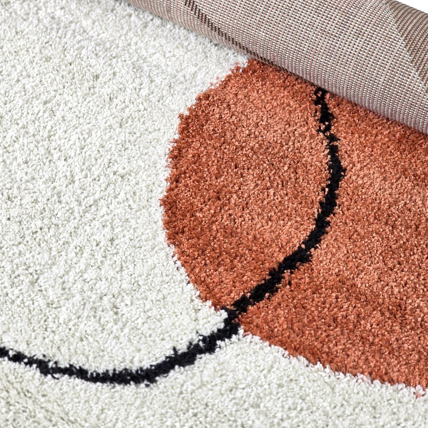 Ryatæpper - Sanghar (hvid/orange/grøn)