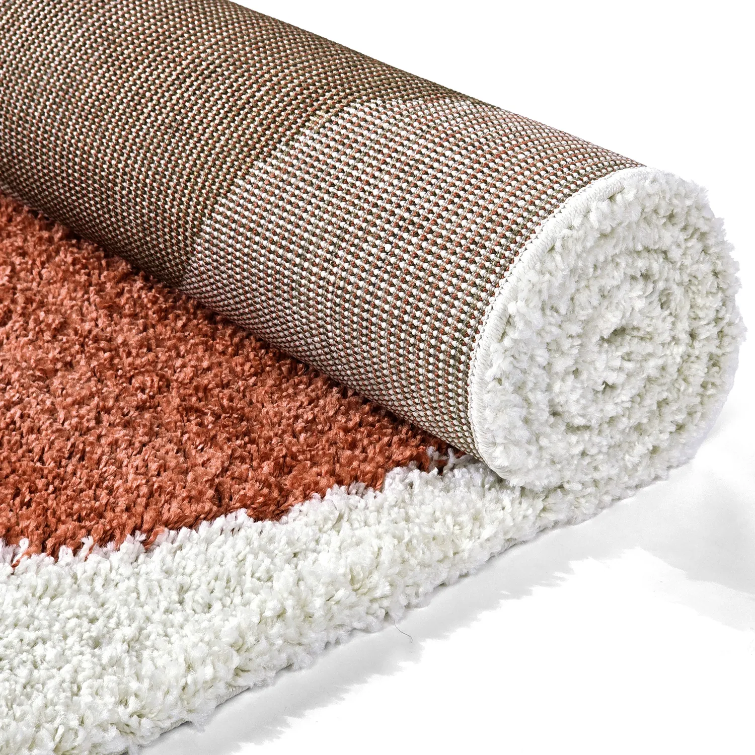 Ryatæpper - Sanghar (hvid/orange/grøn)