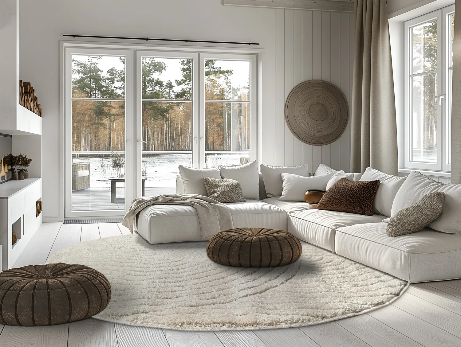 Runde tæpper - Wendy (offwhite)