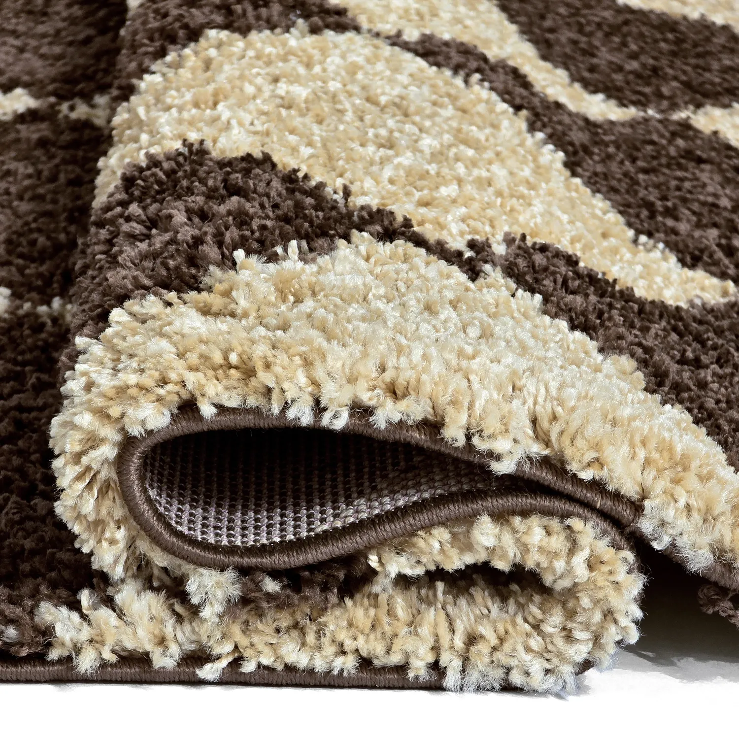 Ryatæpper - Albi (brun/beige)