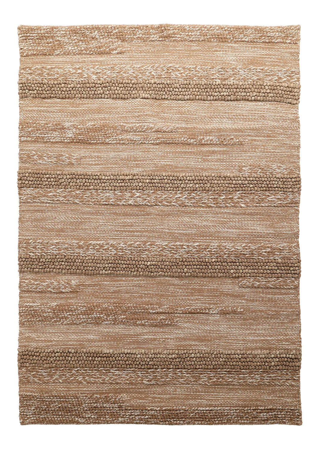 Uldtæppe - Almaty (lysebrun)