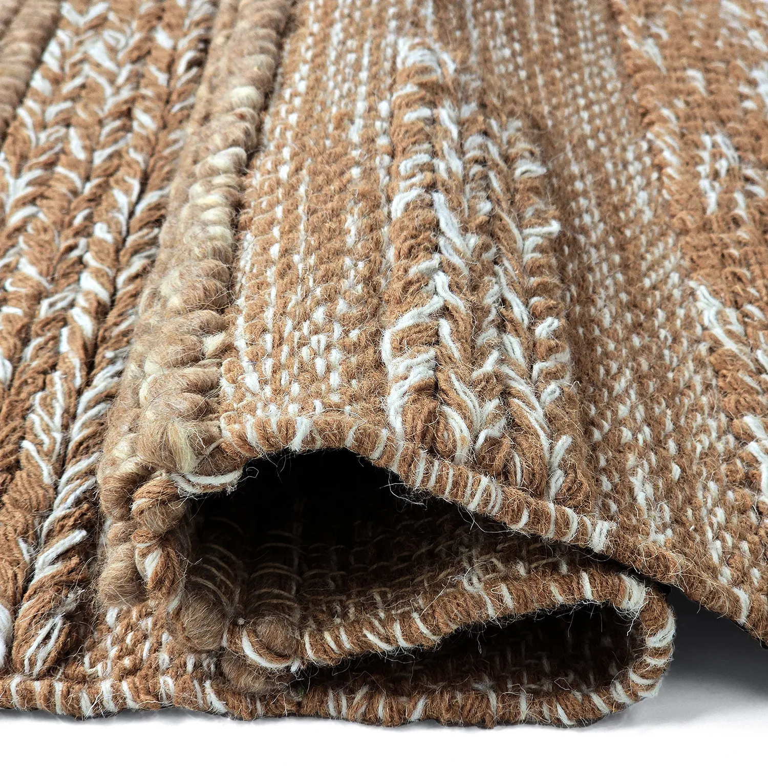 Uldtæppe - Almaty (lysebrun)