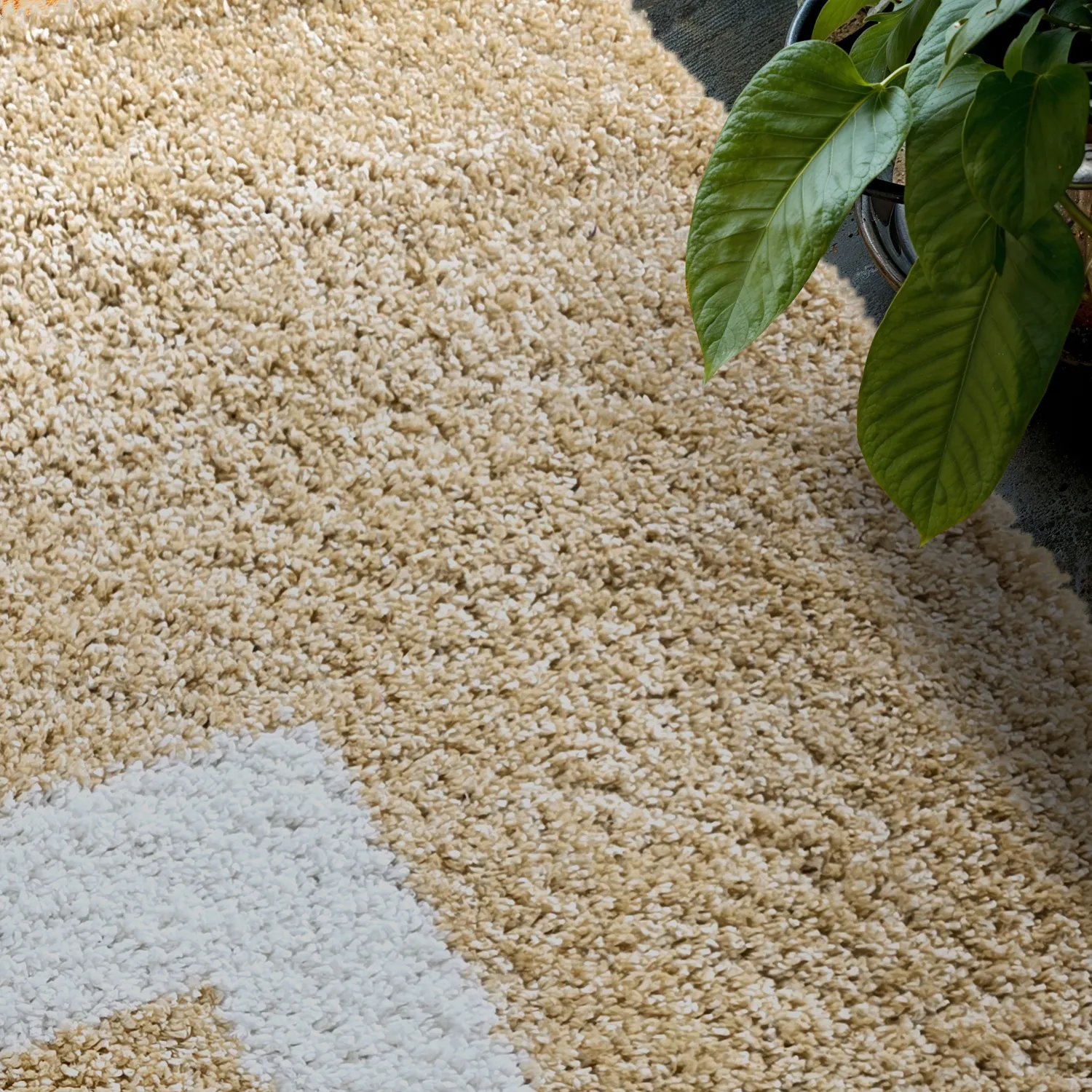 Ryatæpper - Alsace (beige/hvid/brun)